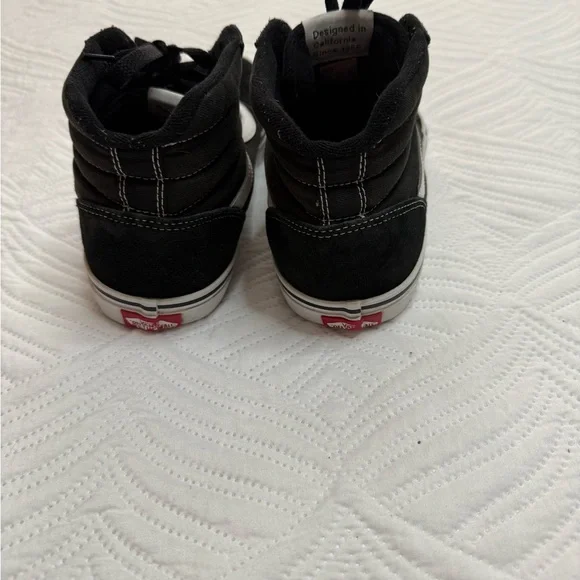 Vans Men’s SK-8 Black Suede High Top Sneakers. Size 8 Women’s 9 - Picture 6 of 7